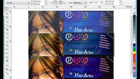 Large format printing corel draw