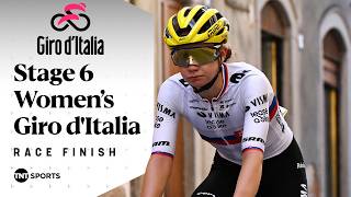 Strong Sprint   2026 Womens Giro Ditalia Stage 6 Final Kms  Tnt Sports Cycling