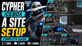 Cypher - Icebox A Site Setup Fully Explained #valorant #valorantclips #cypher #cyphersetup