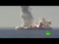 وزارة الدفاع الروسية تنشر فيديو لإطلاق صواريخ "بولافا"