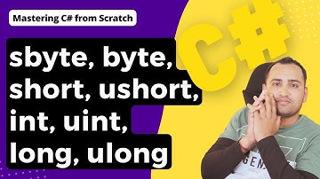 sbyte, byte, short, ushort, int, uint, long, ulong | Integral numeric types in C#