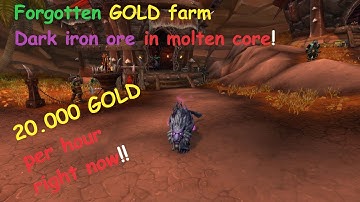 Forgotten Gold farm 20.000 GOLD per hour!!