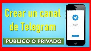 Como CREAR un CANAL de TELEGRAM 2025