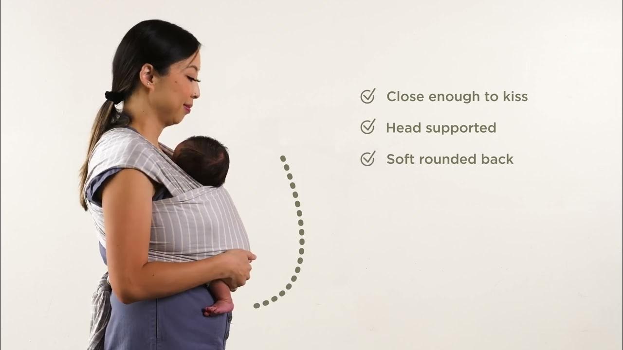 How to Use a Baby Wrap Ergobaby Aura Wrap YouTube