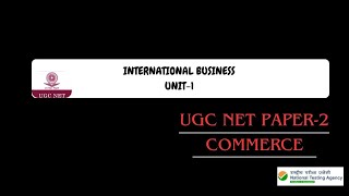 INTERNATIONALISATION AND GLOBALISATION (CLASS 1): UGC NET 2026 PAPER2 COMMERCE BY UR STUDY HUB