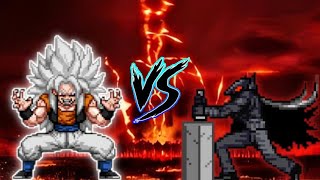Gogeta SSJ5 V3 OP VS Guts Berserk V3 OP in Jump Force Mugen