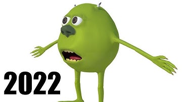 Evolution of Mike Wazowski (2001 - 2022)