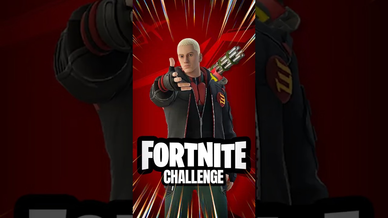 EMINEM'S Rap God Mythic Minigun Only Challenge! 