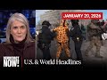 Top U.S. &amp; World Headlines — January 20, 2026