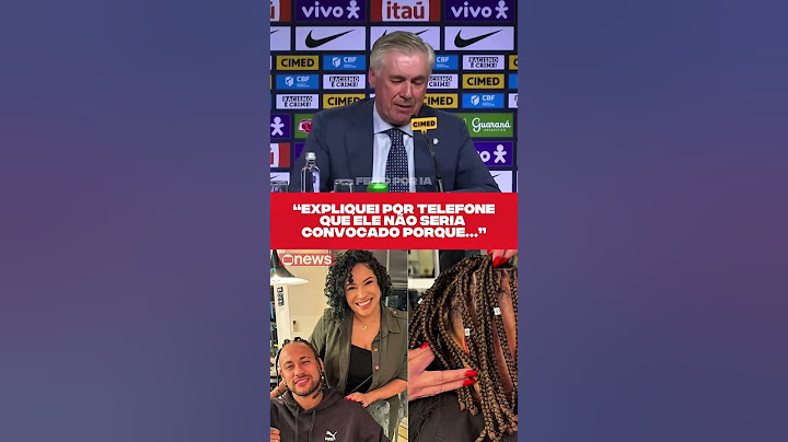 URGENTE: “O Neymar sabe o MOTIVO que não foi convocado…” - Carlo Ancelotti na coletiva da seleção!