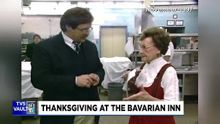 The TV5 Vault: Dorothy Zehnder gives TV5 a Bavarian Inn kitchen tour screenshot 3