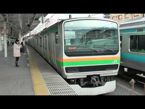Ｅ２３１系１０００番台宇都宮線普通上野行き浦和駅入線～発車その１２