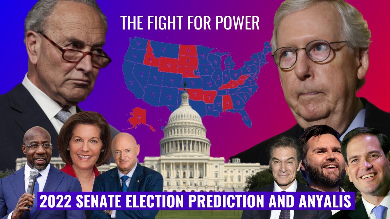2022 US SENATE PREDICTION AND ANYALIS (10/10/22) - YouTube