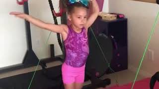 Emma rester and Zoey Robertson gymnastics evolution  (age 5-6)
