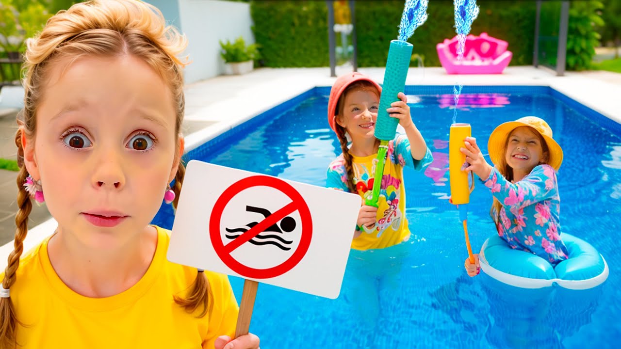 Nastya s Dad Shows Kids The Best Pool Safety Guidelines Educational nastya-s-dad-shows-kids-the-best-pool-safety-guidelines-educational