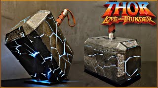 DIY Mighty Thors new Mjolnir from Thor Love and Thunder using cardboards