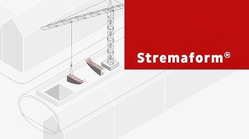 Shuttering in tunnel cross-section with prefabricated reinforcement cages