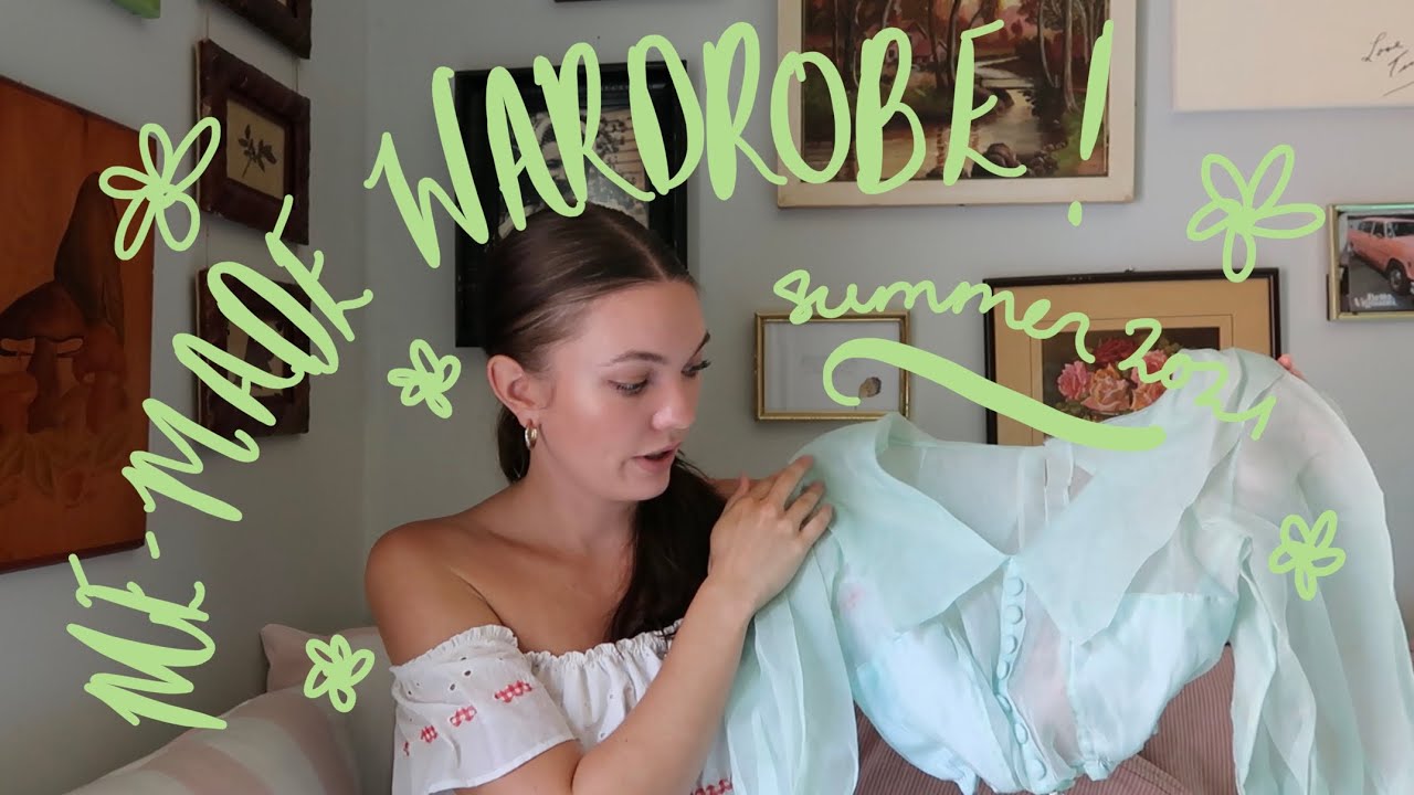 MY HANDMADE SUMMER WARDROBE (cottagecore inspired thrift flips & upcycled fabric)