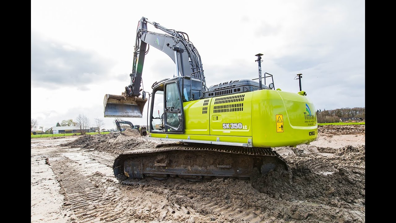Kobelco SK350 voor Timmer GWW