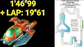 F-ZERO Maximum Velocity: Split Circuit with Jet Vermilion: 1
