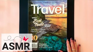 Colorful Travel Magazine, ASMR Page Turning Soft Spoken Hand Tracing Paper Rustling Travel Ideas screenshot 2