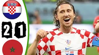 Croatia vs Morocco 2-1 Full Match Highlights and goals