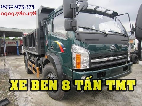 Bán xe ben 8 tấn TMT thùng 7.8 khối vay ngân hàng 0932973375 - YouTube