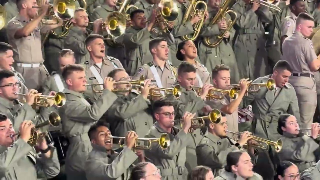 10-18-2025 Texas A&M @ Arkansas football. Featuring the Fightin’ Texas Aggie Band.