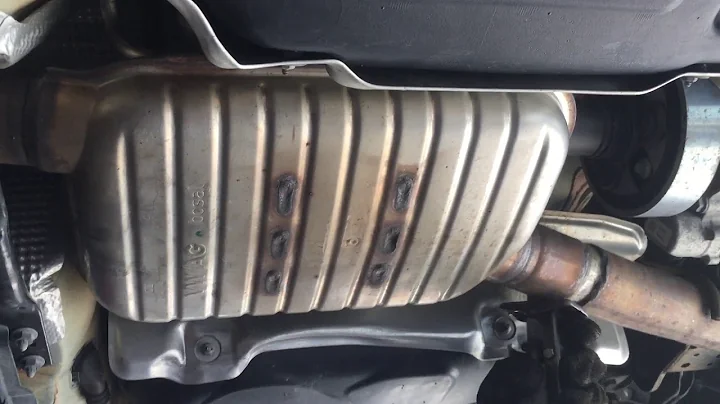 Audi S3. Muffler delete. Straight pipe.