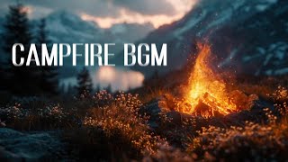 【Campfire and Relaxing BGM】- Healing Moments in Nature