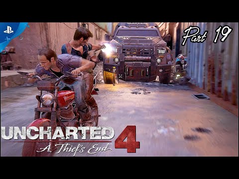 Uncharted 4 - Chapter 11: Hidden in Plain Sight | Best Chase Scene | PS5 (Full Game - Part 19)