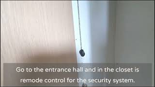 B-202 Smoke alarm on / off