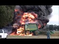 John Deere 9660 STS Combine Fire, SK FARMS SOYBEAN HARVEST PART 2