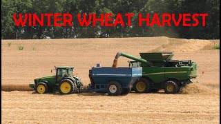 AMISH LAND Wheat Harvest With John Deere In Lancaster Pennsylvania Dutch Country