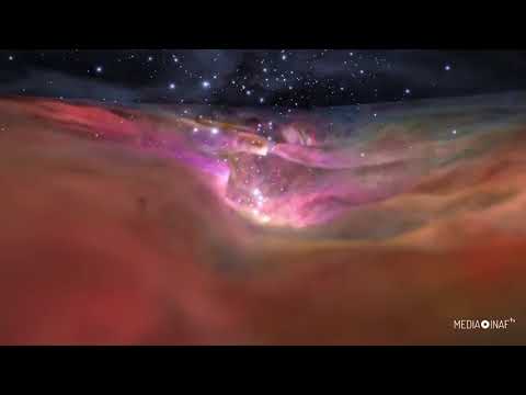 Viaggio 3D all&rsquo;interno della Nebulosa di Orione