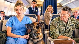The First Class Passenger Mocked a Medic With a K9—Then the Army Commander Revealed Her Erased Mi...