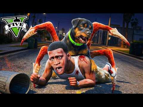CHOP Se CONVIERTE EN UN MONSTRUO 😨 en GTA 5!