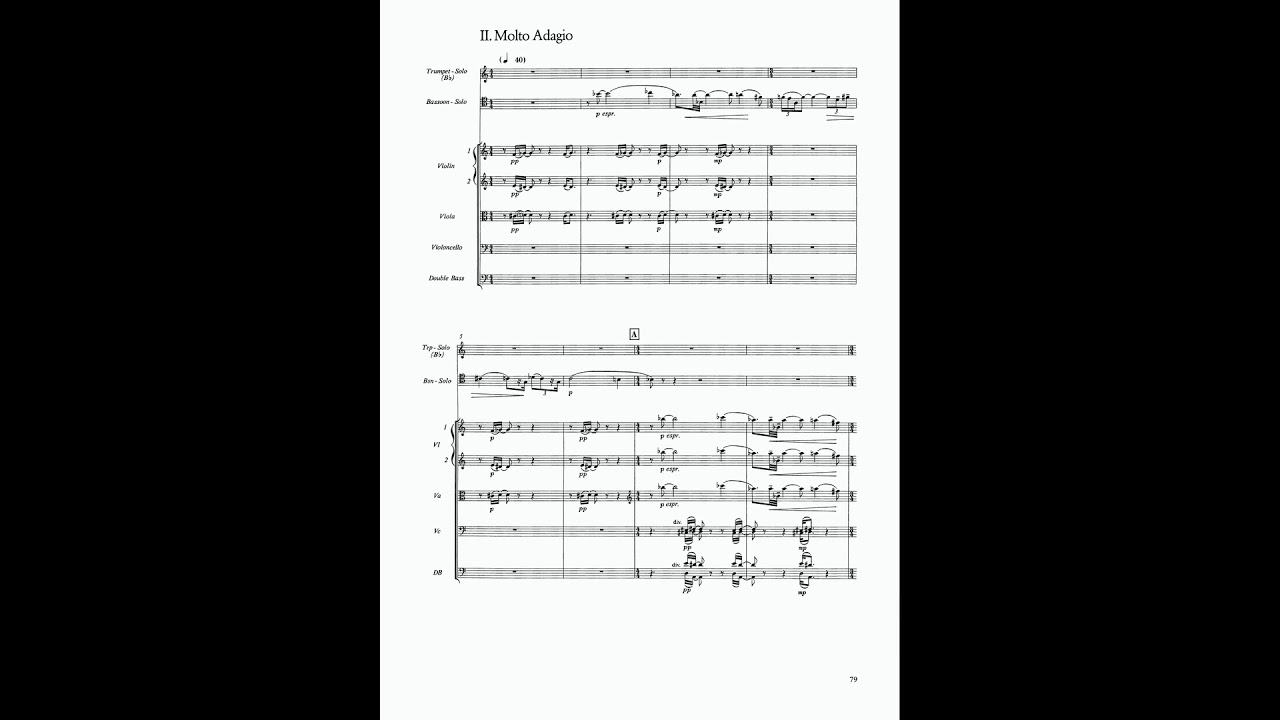 Paul Hindemith Concerto for trumpet, bassoon and string orchestra