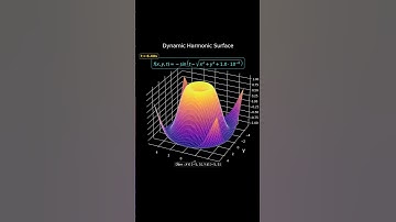 Mathematical Art: Dynamic Harmonic Surface | Dynamic 3D Function