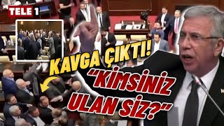 Mansur Yavaş "Belediyeyi soyanlar" dedi... AKP'liler pet şişe fırlattı! | TELE1 ARŞİV