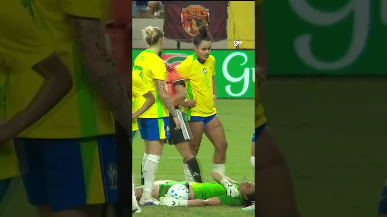 QUE MILAGRE! LORENA FAZ DEFESAÇAS SEGUIDAS | BRASIL X EUA | #shorts | ge.globo