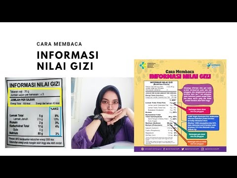 CARA MEMBACA LABEL GIZI MAKANAN