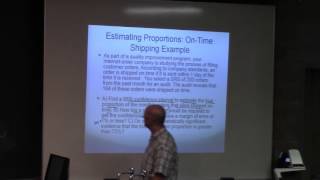 Intro Statistics, Lec 20B, Confidence Intervals to Estimate a Population Proportion