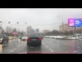 Дмитровское шоссе в сторону центра. На машине с комментариями!
