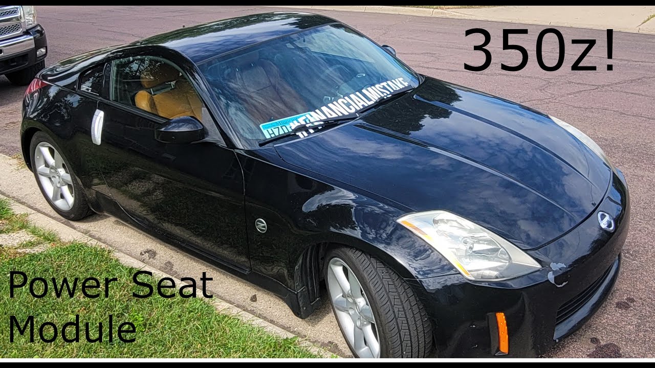 How to Replace Nissan 350z Power Seat Switch/Module nissan 350z 