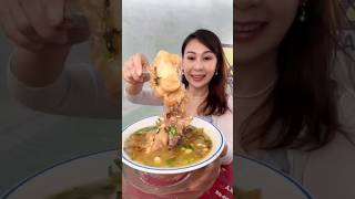 Only 10 Thousand In Jakarta Can Get Tendon Soup Plus Rice And It Tastes Delicious Too
