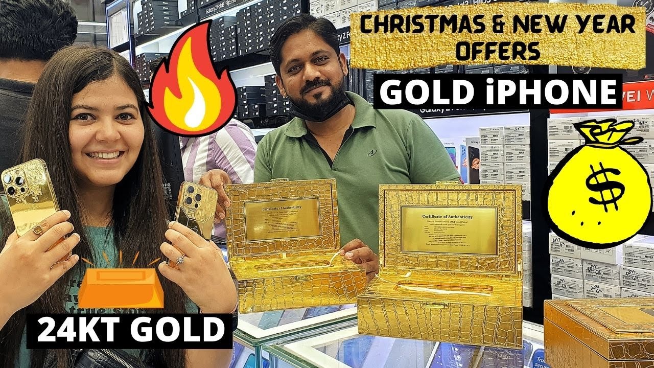 Iphone 13 Pro 24kt Gold Price In Dubai Youtube