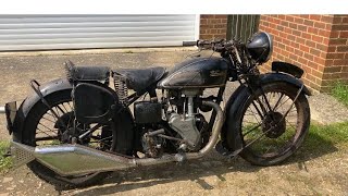 Velocette MOV 1937. It may run, it may not…..