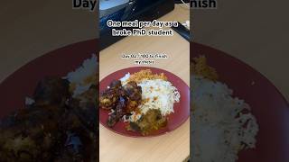 Another day, Another meal. Grateful.   Day 2/100 of writing my thesis.
