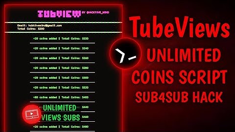 Sub4Sub App Unlimited Coins Hack 2025 |  Temrux Script Get 1k Subscriber and 4k Watch Time